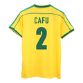 CAFU Brazil 1998 Retro Home Jersey - Men's