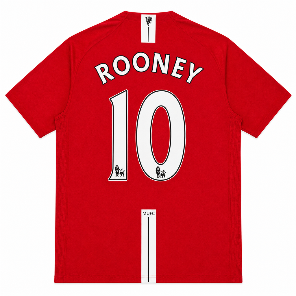 ROONEY Manchester United 07/08 Home Jersey - Men's