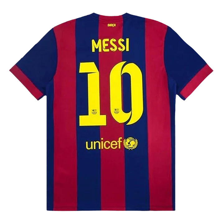 Messi Barcelona Retro Home 2014/15 Jersey - Men's