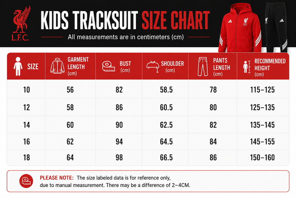 Liverpool 25/26 Track Suit - Kids