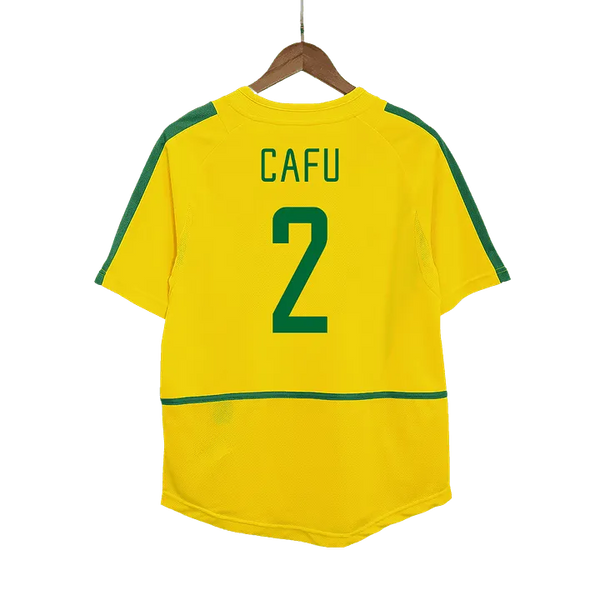 CAFU Brazil 02/03 Home Jersey - Men's